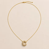 Collier Initiale Pavée