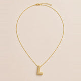 Collier Initiale Pavée