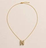 Collier Initiale Pavée