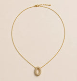 Collier Initiale Pavée