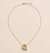 Collier Initiale Pavée