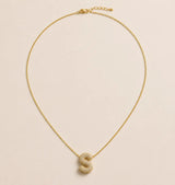 Collier Initiale Pavée