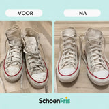 Voor en na het wassen